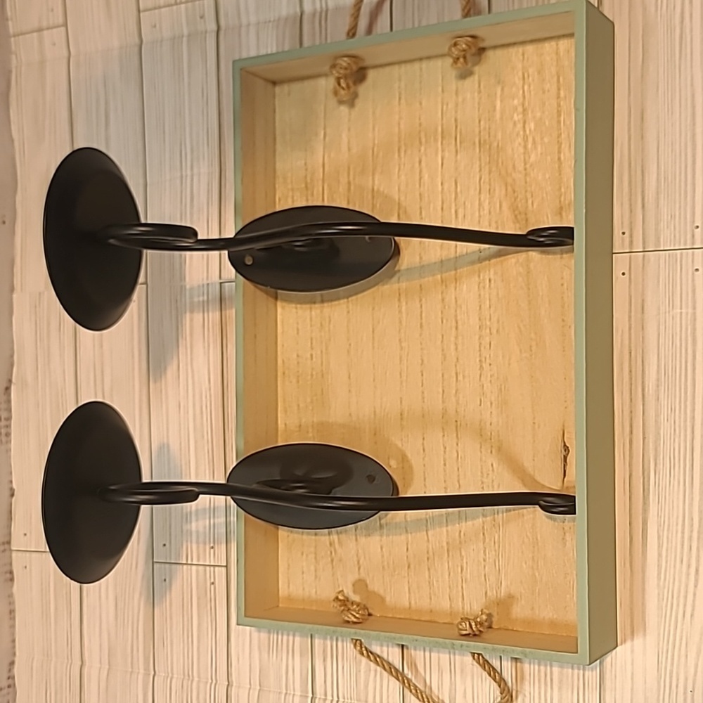 Metal black wall candle holders - Picture 3 of 6